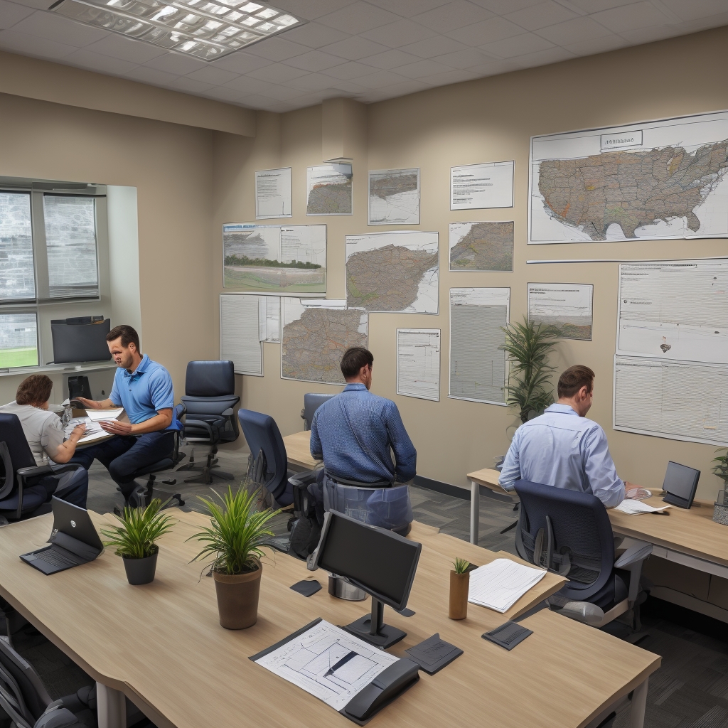 Top-tier roofing lead generation team collaborating